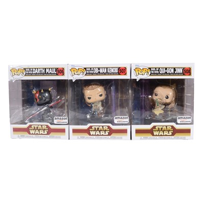 Lot 8 - Funko Pop! 3 Star Wars Duel of the Fates figures