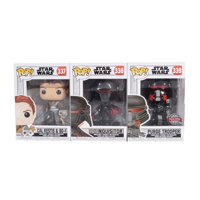 Lot 11 - Funko Pop! 3 Star Wars Jedi: Fallen Order figures