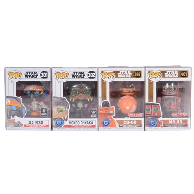 Lot 12 - Funko Pop! 4 Star Wars Galaxy's Edge figures