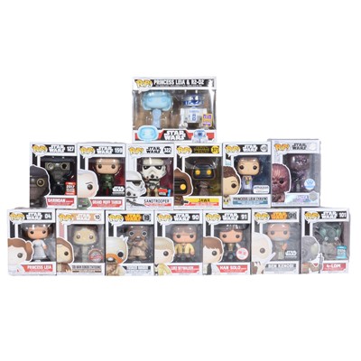 Lot 15 - Funko Pop! 15 Star Wars A New Hope figures