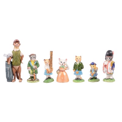 Lot 67 - A collection of Beswick and Scottish figurines.