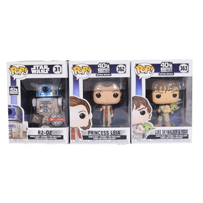 Lot 20 - Funko Pop! 3 Empire Strikes Back 40th Anniversary figures