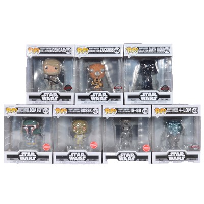 Lot 30 - Funko Pop! 7 Star Wars: Bounty Hunters Collection figures