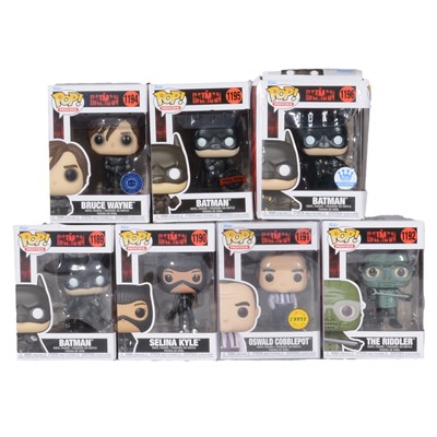 Lot 36 - Funko Pop! 7 The batman figures