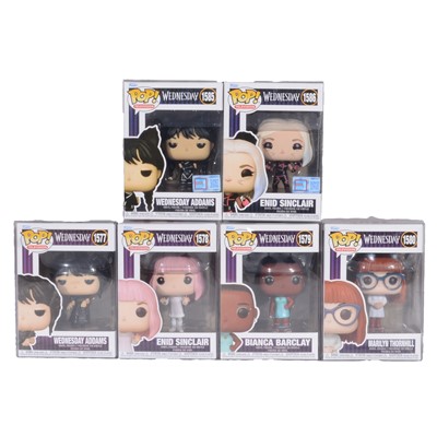 Lot 41 - Funko Pop! 6 Wednesday figures