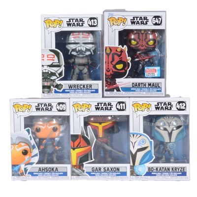 Lot 52 - Funko Pop! 5 Star Wars figures