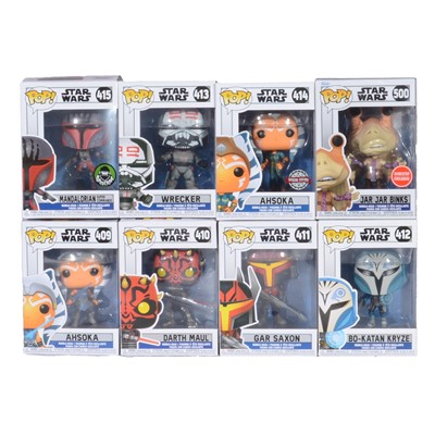 Lot 56 - Funko Pop! 8 Star Wars figures