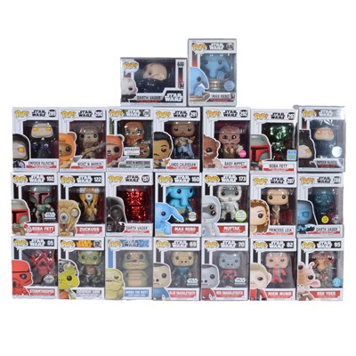 Lot 63 - Funko Pop! 23 Star Wars: return of the Jedi figures