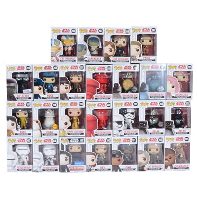 Lot 7 - Funko Pop! 25 Star Wars: The Last Jedi figures