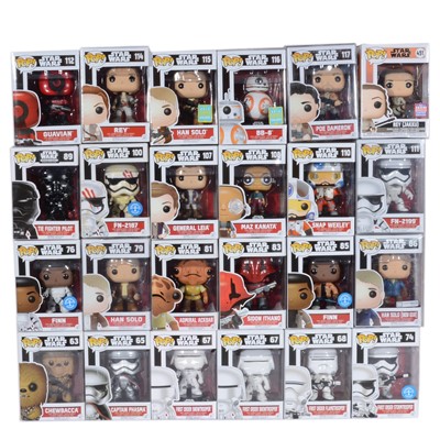 Lot 6 - Funko Pop! 24 Star Wars The Force Awakens figures