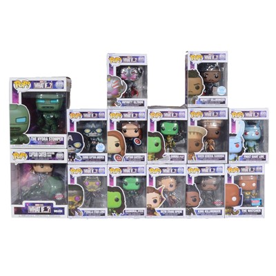 Lot 80 - Funko Pop! 14 Marvel What If? figures