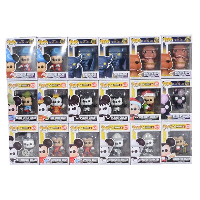 Lot 90 - Funko Pop! 18 Mickey Mouse & Fantasia figures