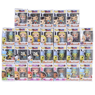 Lot 97 - Funko Pop! 26 Pin0cchio and Princess & The Frog figures