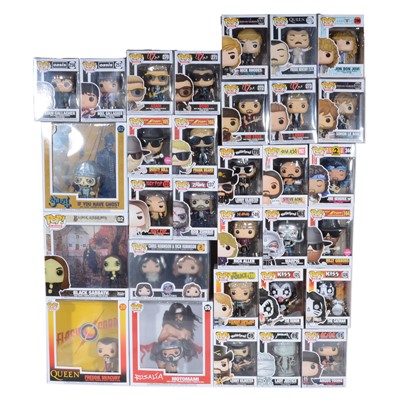 Lot 99 - Funko Pop! 4 Pop Albums & Assorted Rock figures