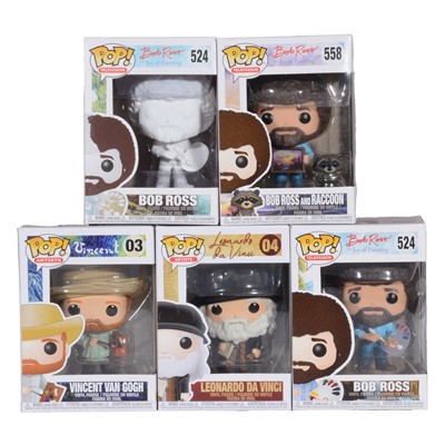 Lot 107 - Funko Pop! 5 Artist Funko figures