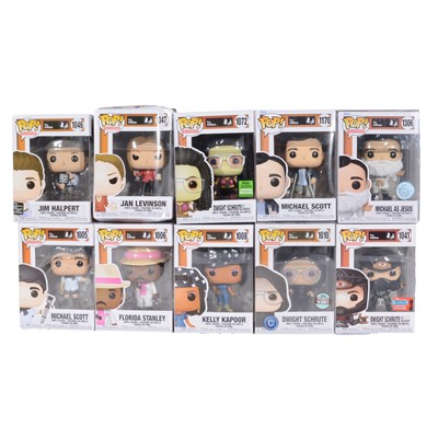 Lot 116 - Funko Pop! 10 The US Office figures