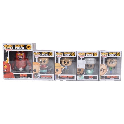 Lot 120 - Funko Pop! 5 South Park figures