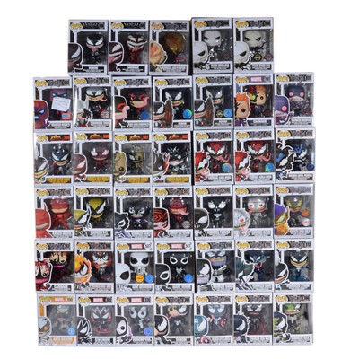 Lot 125 - Funko Pop! 40 Venom & Carnage figures