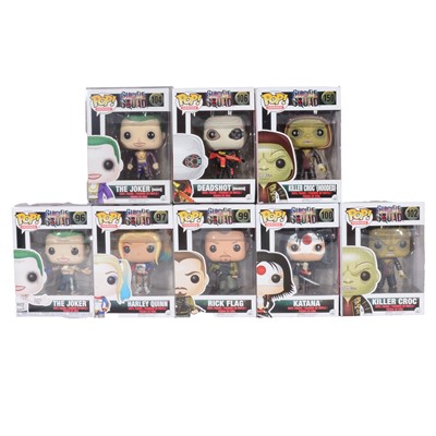 Lot 126 - Funko Pop! 8 Suicide Squad figures