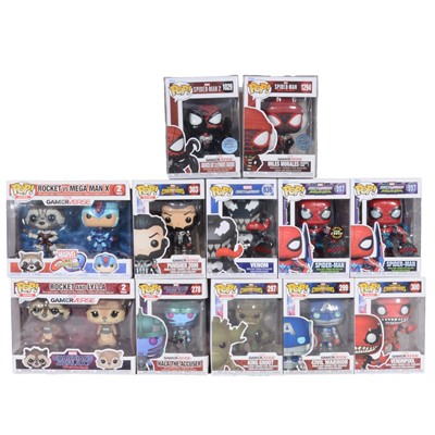 Lot 132 - Funko Pop! 14 Marvel Gameverse and Mechstrike figures