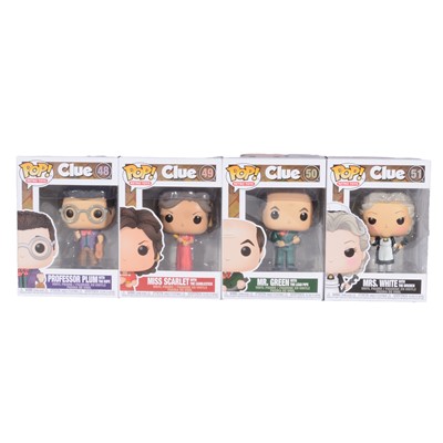 Lot 153 - Funko Pop! 4 Clue Figures