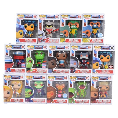 Lot 158 - Funko Pop! 14 Masters of the Universe Figures