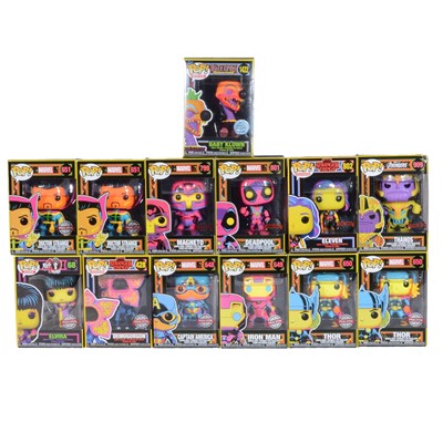 Lot 159 - Funko Pop! 13 Assorted Neon Figures