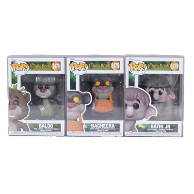 Lot 163 - Funko Pop! 3 The Jungle Book Figures