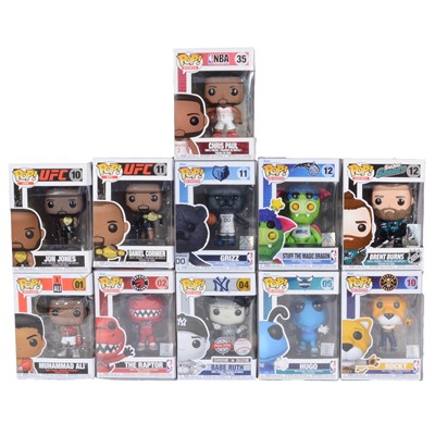 Lot 165 - Funko Pop! 11 Sport themed Figures