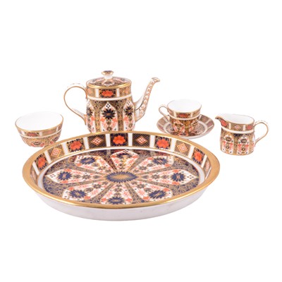 Lot 7 - Royal Crown Derby Imari miniature part cabaret set