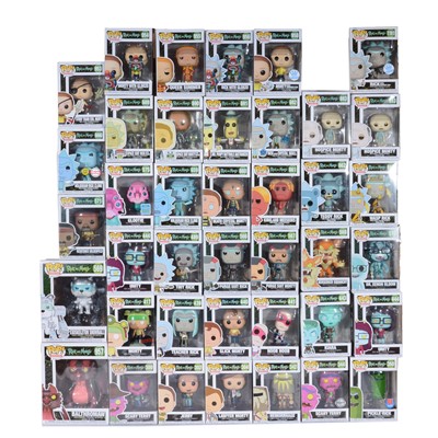 Lot 15 - Funko Pop! 43 Rick and Morty Figures