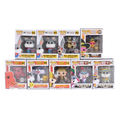 Lot 169 - Funko Pop! 9 Looney Tunes Figures