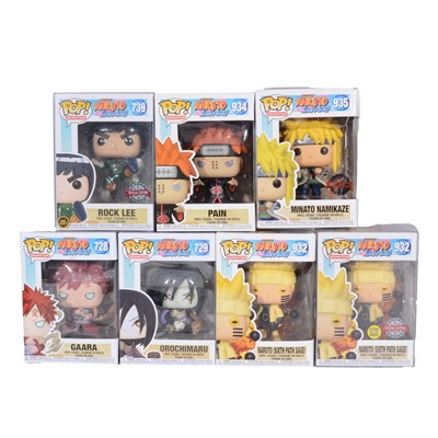 Lot 172 - Funko Pop! 7 Naruto Shippuden Figures