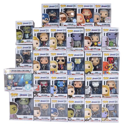 Lot 182 - Funko Pop! 29 Avengers Endgame Figures