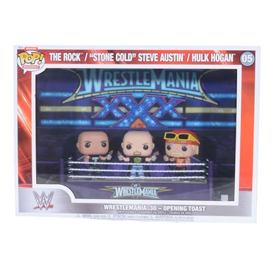 Lot 185 - Funko Pop! Wrestlemania 30 Opening Toast Pop Moment