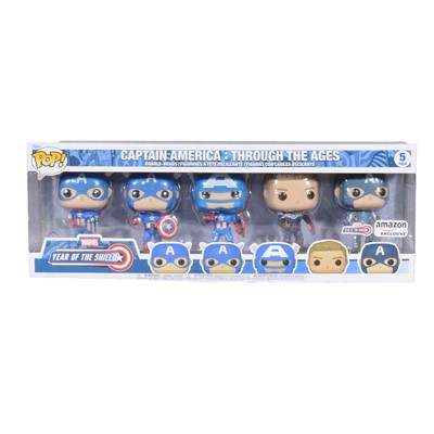 Lot 187 - Funko Pop! Captain America: Through the Ages