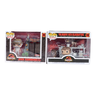 Lot 208 - Funko Pop! Jurassic Park Pop Town & Pop Moment Figures