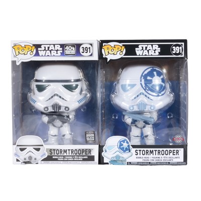 Lot 217 - Funko Pop! 2 10 inch Stormtrooper Figures