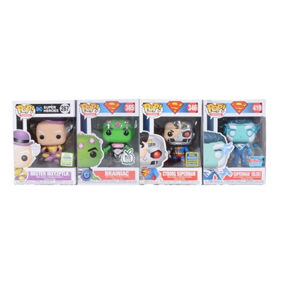 Lot 230 - Funko Pop! 4 Superman Figures