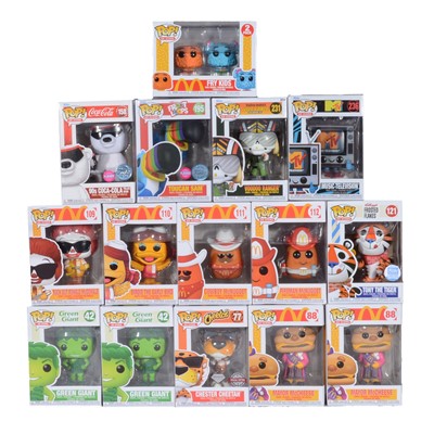 Lot 241 - Funko Pop! 16 Ad Icons Figures