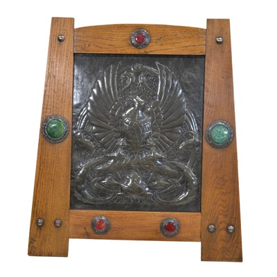 Lot 138 - English Arts & Crafts fire screen