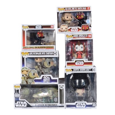 Lot 269 - Funko Pop! 6 Star Wars Figures