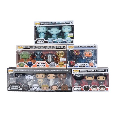 Lot 270 - Funko Pop! 5 Star Wars Multi Packs