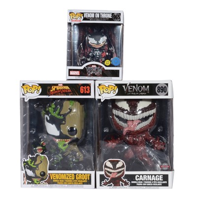 Lot 293 - Funko Pop! 3 Large Venom Figures