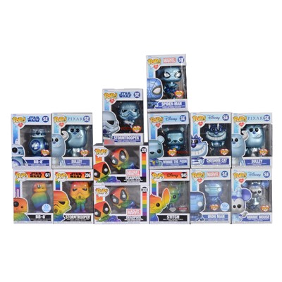 Lot 297 - Funko Pop! 5 Pop Pride Figures & 9 Make a Wish Figures