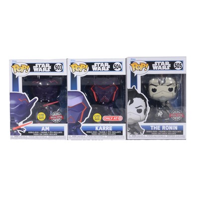 Lot 299 - Funko Pop! 3 Star Wars Visions Figures