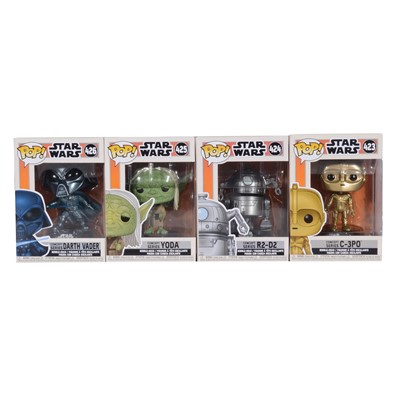 Lot 301 - Funko Pop! 4 Star Wars Concept Series Figures