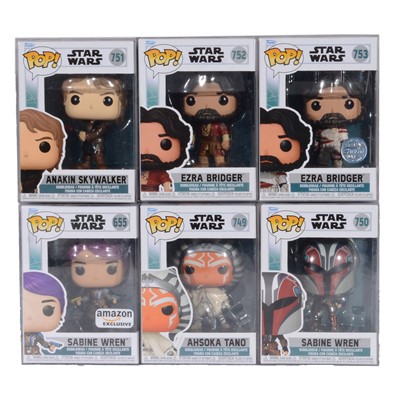 Lot 314 - Funko Pop! 6 Ahsoka Figures