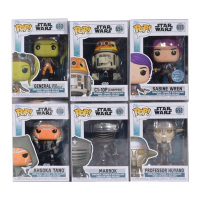 Lot 316 - Funko Pop! 6 Ahsoka Figures