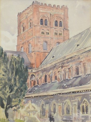 Lot 245 - Ralph Hartley, Two watercolours, of Northamptonshire churches